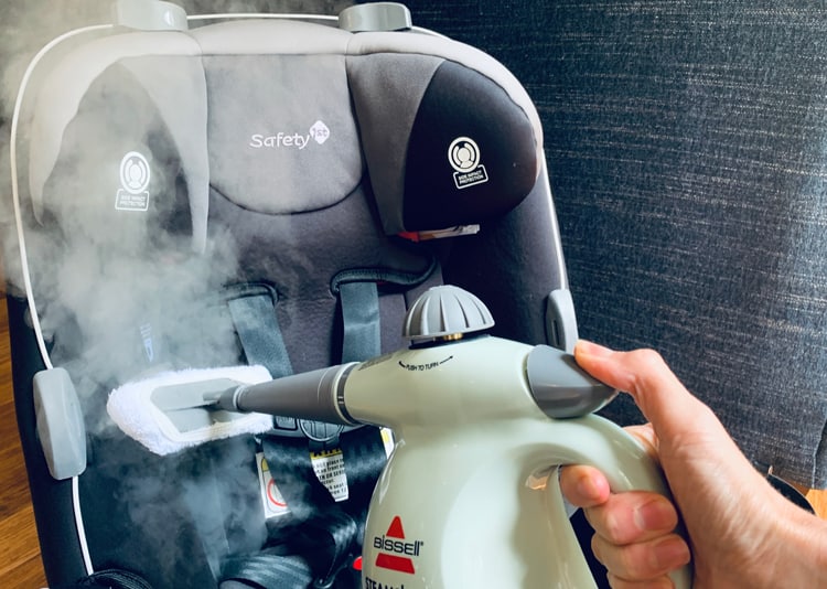 can i use a steamer to clean my car seats