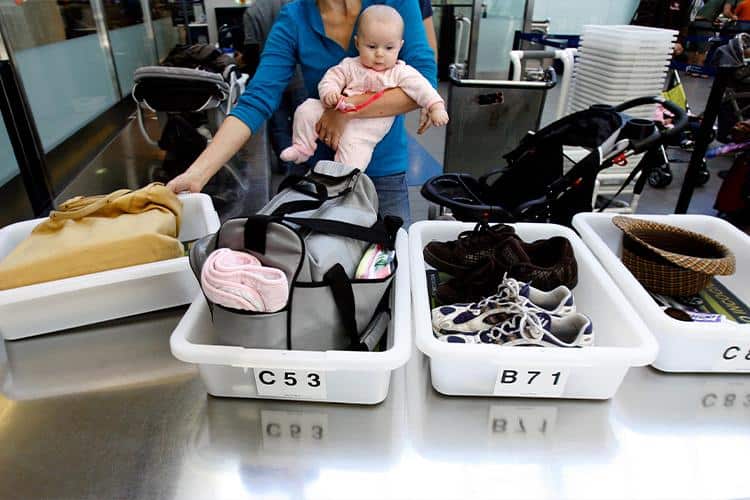 Airport Security with a Baby: What to Expect and How to Survive - Diapers  in Paradise